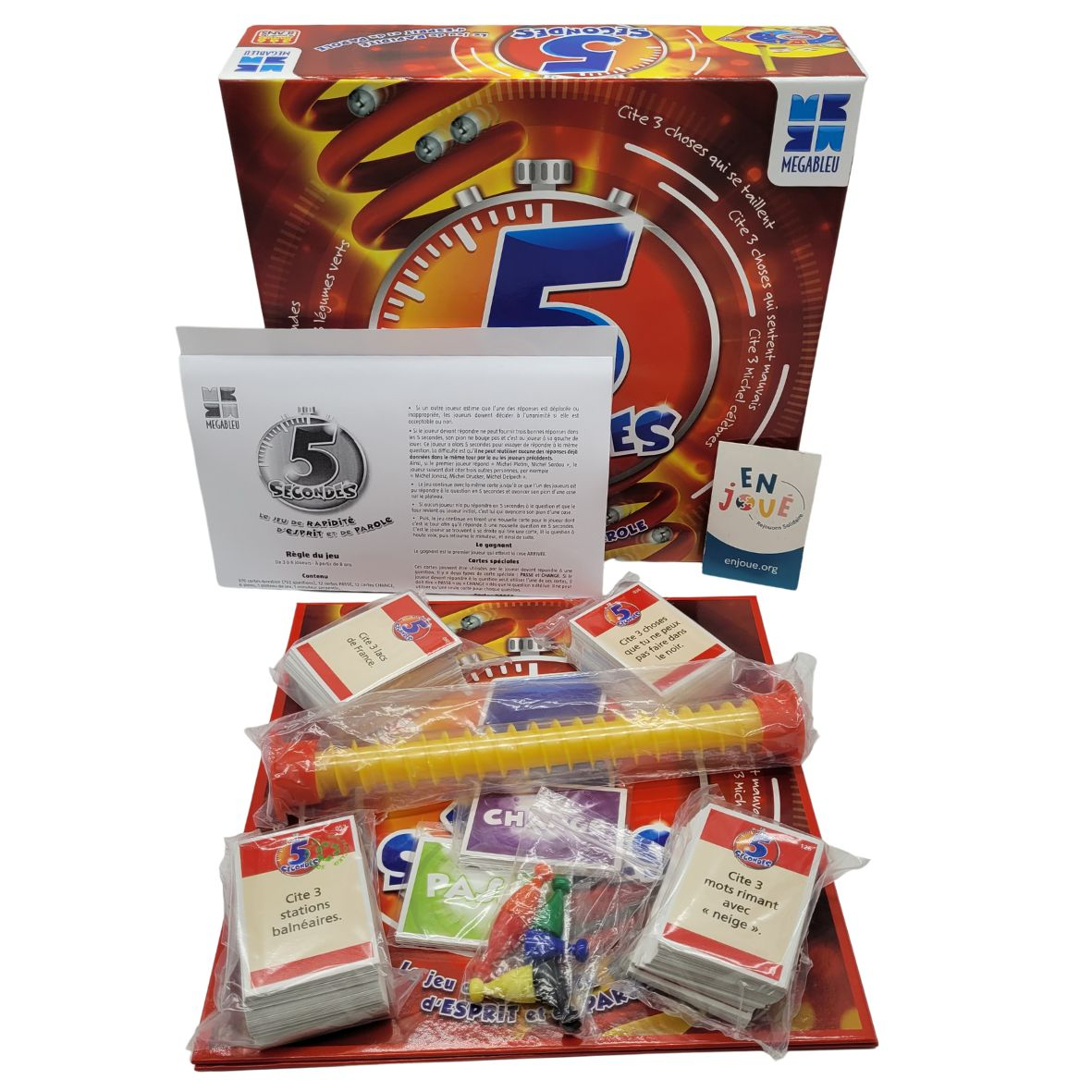 Voir photo 2 de Jeu de Société - 5 Secondes -Jeu de Questions et Réponses -Megableau - À Partir de 8 ans. Jeu de Société - 5 Secondes -Jeu de Questions et Réponses -Megableau - À Partir de 8 ans. Bon état reconditionné photo 2