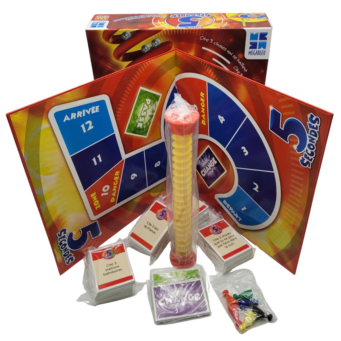 Voir photo 3 de Jeu de Société - 5 Secondes -Jeu de Questions et Réponses -Megableau - À Partir de 8 ans. Jeu de Société - 5 Secondes -Jeu de Questions et Réponses -Megableau - À Partir de 8 ans. Bon état reconditionné photo 3