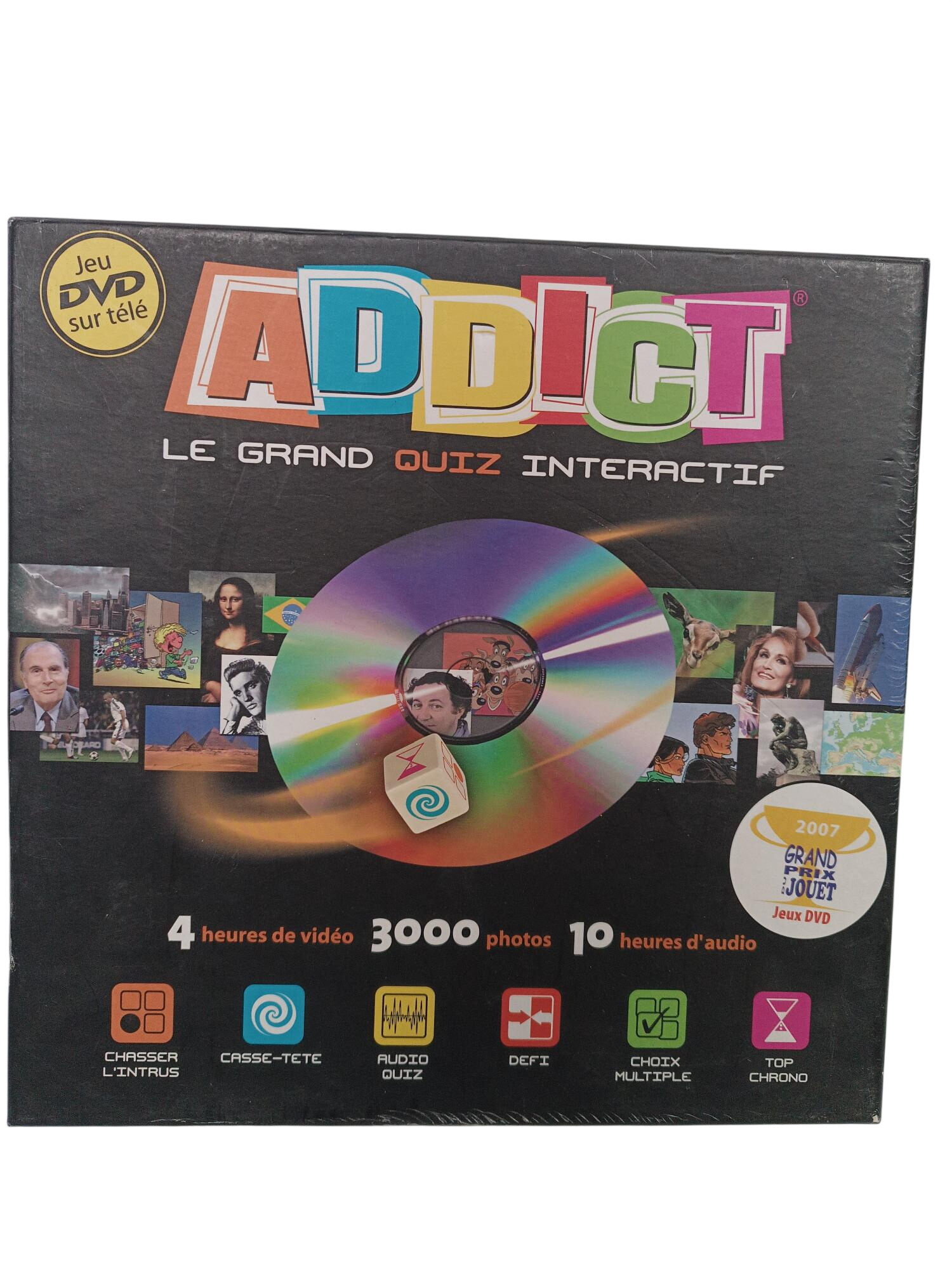 Jeu de Société ADDICT - Le grand quiz interactif Très bon état - 12,00 € Jeu de Société ADDICT - Le grand quiz interactif Très bon état reconditionné disponible sur Label Emmaüs