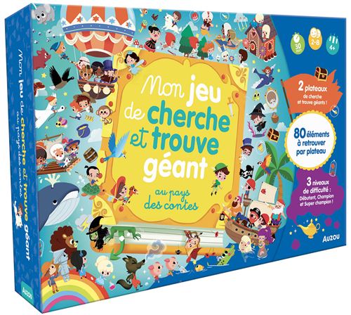 Jeu de société Auzou Cherche et trouve dans les contes État correct N/A reconditionné disponible sur Fnac
