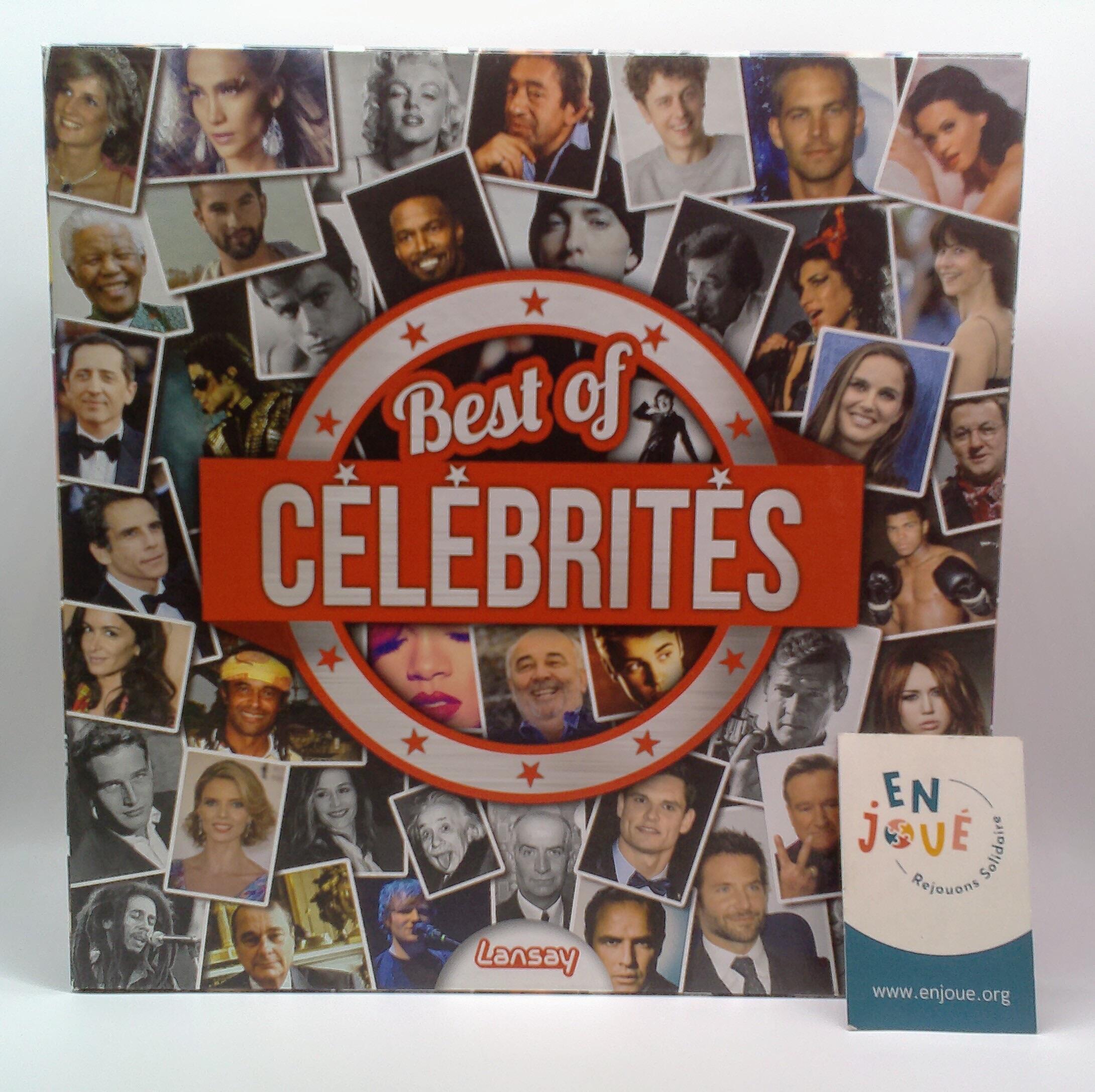 Jeu de société Best of Célébrités - Lansay - Dès 12 ans Bon état - 12,00 € Jeu de société Best of Célébrités - Lansay - Dès 12 ans Bon état reconditionné disponible sur Label Emmaüs