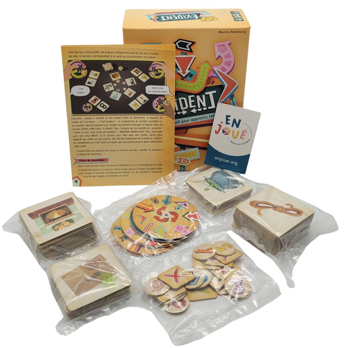 Voir photo 3 de Jeu de société - C'est évident - Un jeu coopératif pour apprentis télépathes - Gigamic - Dès 8 ans. Jeu de société - C'est évident - Un jeu coopératif pour apprentis télépathes - Gigamic - Dès 8 ans. Très bon état reconditionné photo 3