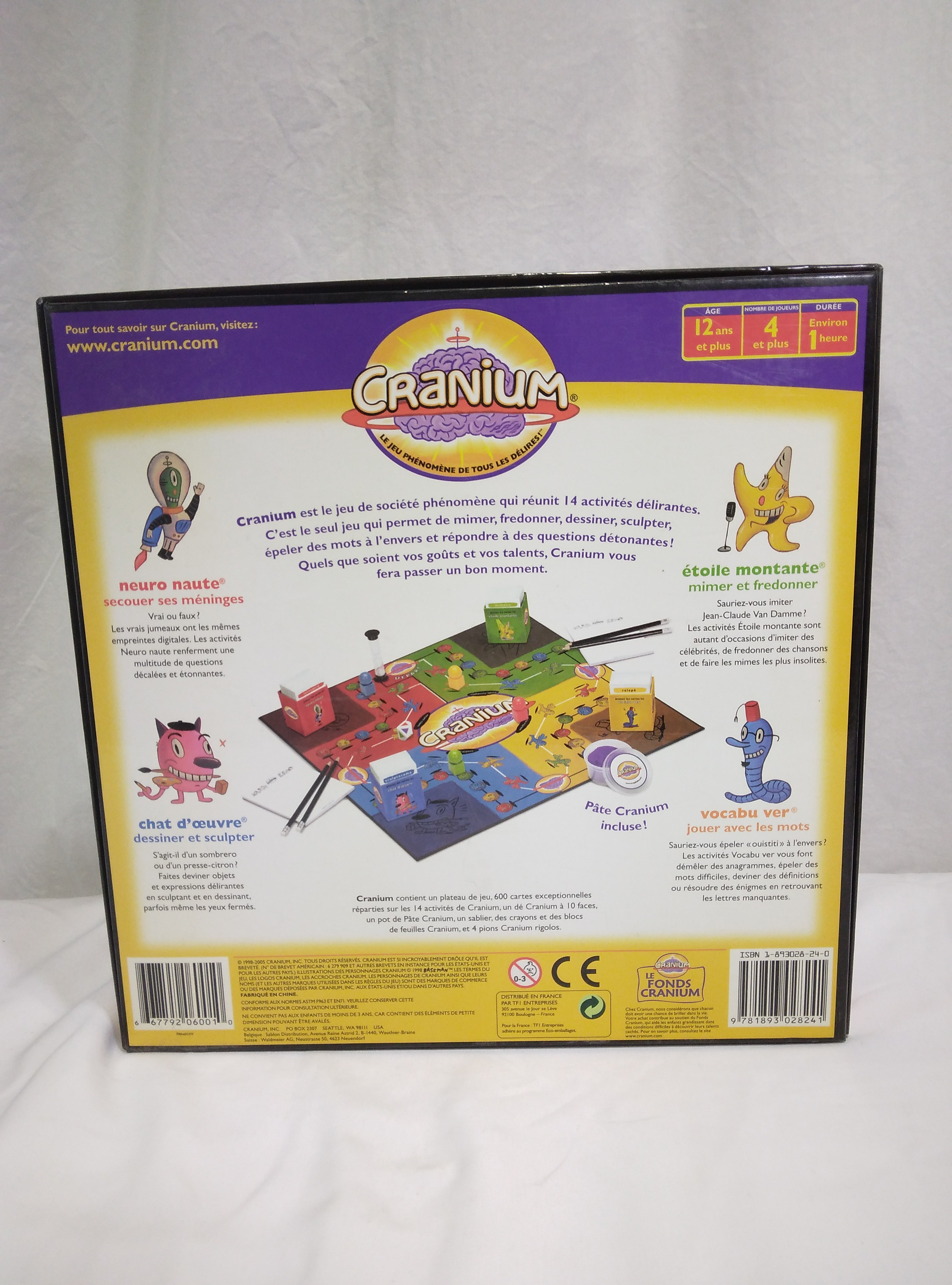 Voir photo 2 de Jeu de société Cranium 2001 neuf Jeu de société Cranium 2001 neuf Parfait état reconditionné photo 2