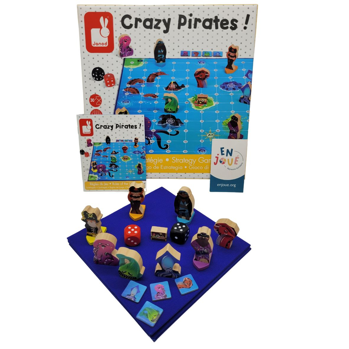 Voir photo 4 de Jeu de société - Crazy Pirates jeu de stratégie -Janod - Des 6 ans. Jeu de société - Crazy Pirates jeu de stratégie -Janod - Des 6 ans. Très bon état reconditionné photo 4