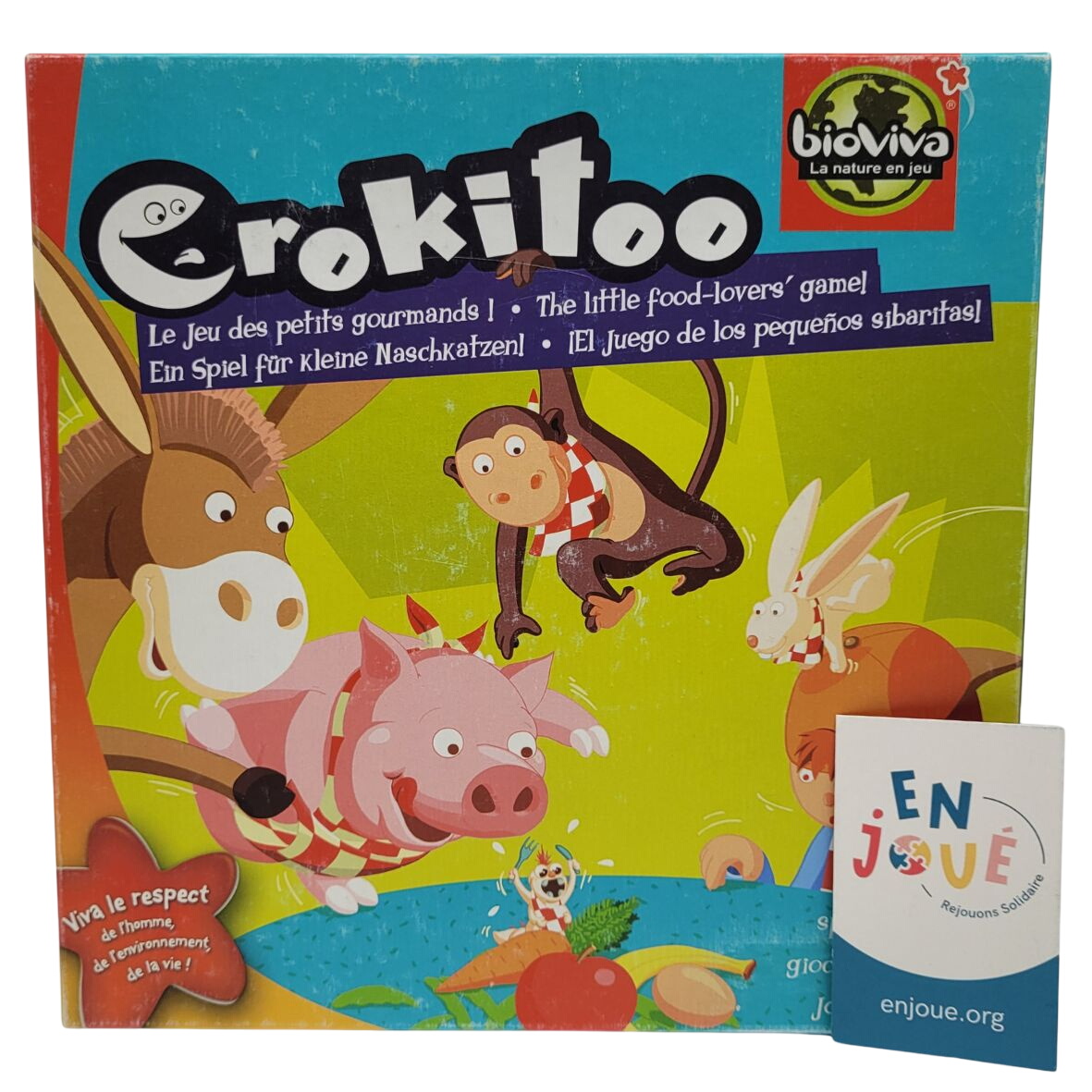 Acheter Jeu de Société - Crokitoo le jeu des petits gourmands - Bioviva - Des 4 ans. Bon état - 10,00 € Jeu de Société - Crokitoo le jeu des petits gourmands - Bioviva - Des 4 ans. Bon état reconditionné disponible sur Label Emmaüs