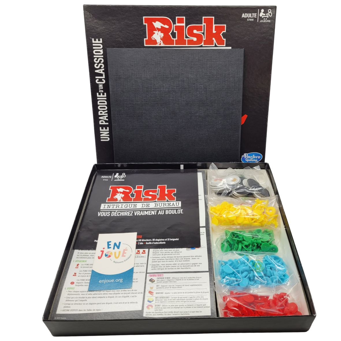 Voir photo 2 de Jeu de Société de Stratégie - Risk Au Bureau - Jeu de Plateau pour Adultes - Hasbro. Jeu de Société de Stratégie - Risk Au Bureau - Jeu de Plateau pour Adultes - Hasbro. Très bon état reconditionné photo 2