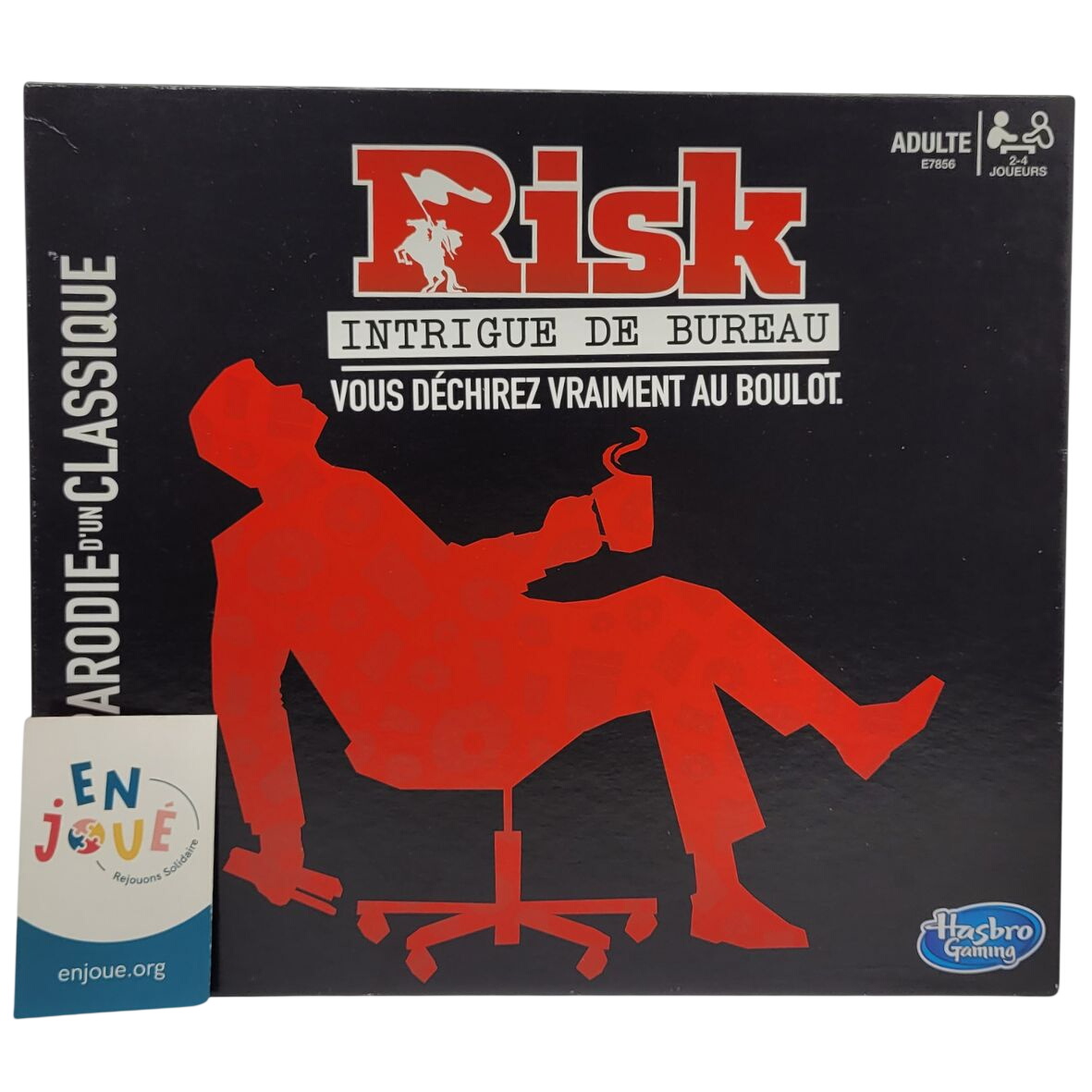 Jeu de Société de Stratégie - Risk Au Bureau - Jeu de Plateau pour Adultes - Hasbro. Très bon état - 15,00 € Jeu de Société de Stratégie - Risk Au Bureau - Jeu de Plateau pour Adultes - Hasbro. Très bon état reconditionné disponible sur Label Emmaüs