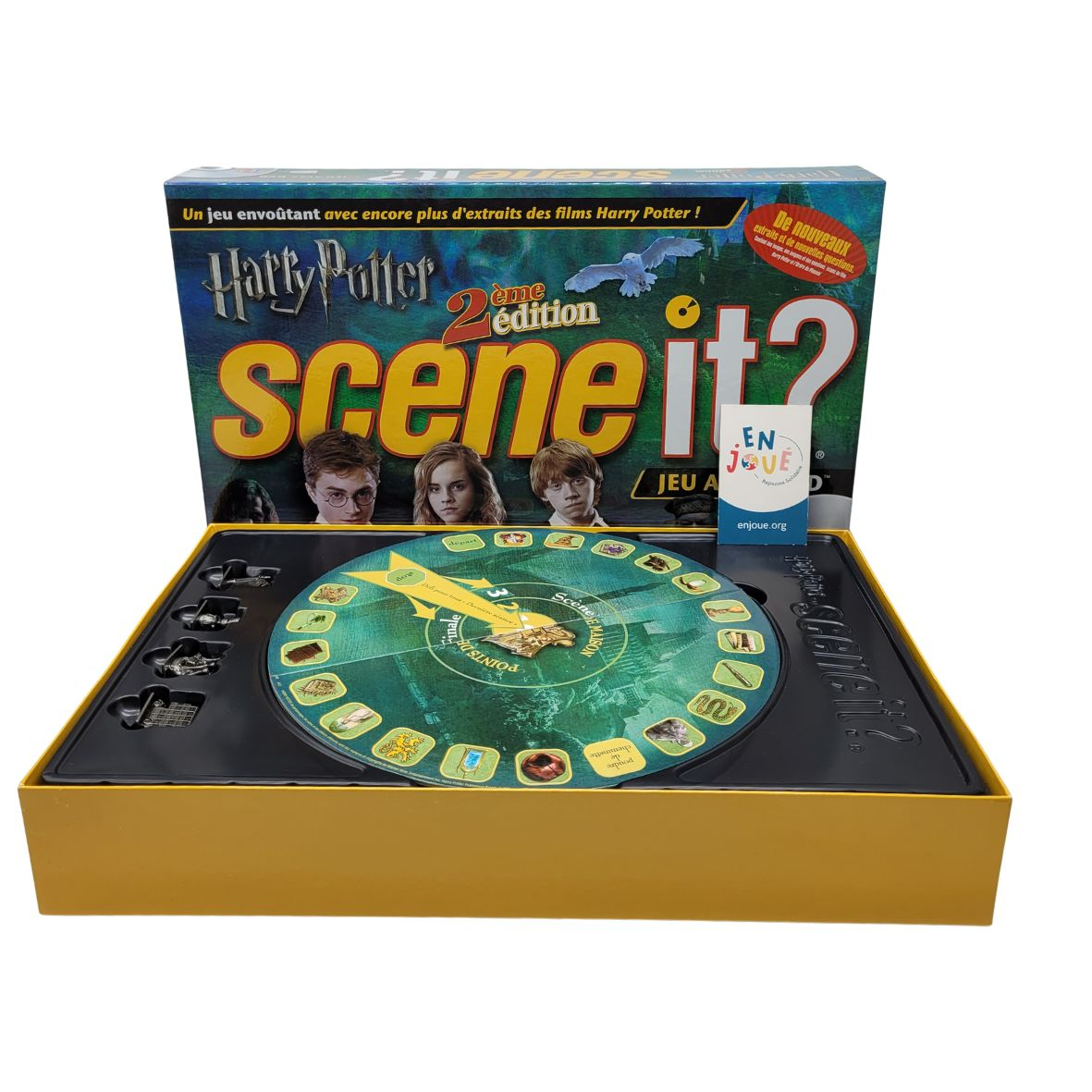 Voir photo 4 de Jeu de société - DVD Harry Potter Scene it ? Mattel - À partir de 8 ans. Jeu de société - DVD Harry Potter Scene it ? Mattel - À partir de 8 ans. Très bon état reconditionné photo 4