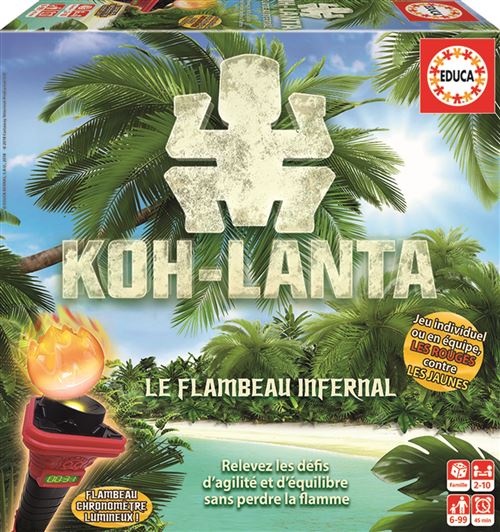 Jeu de société Educa Borrás Koh Lanta État correct reconditionné disponible sur Fnac