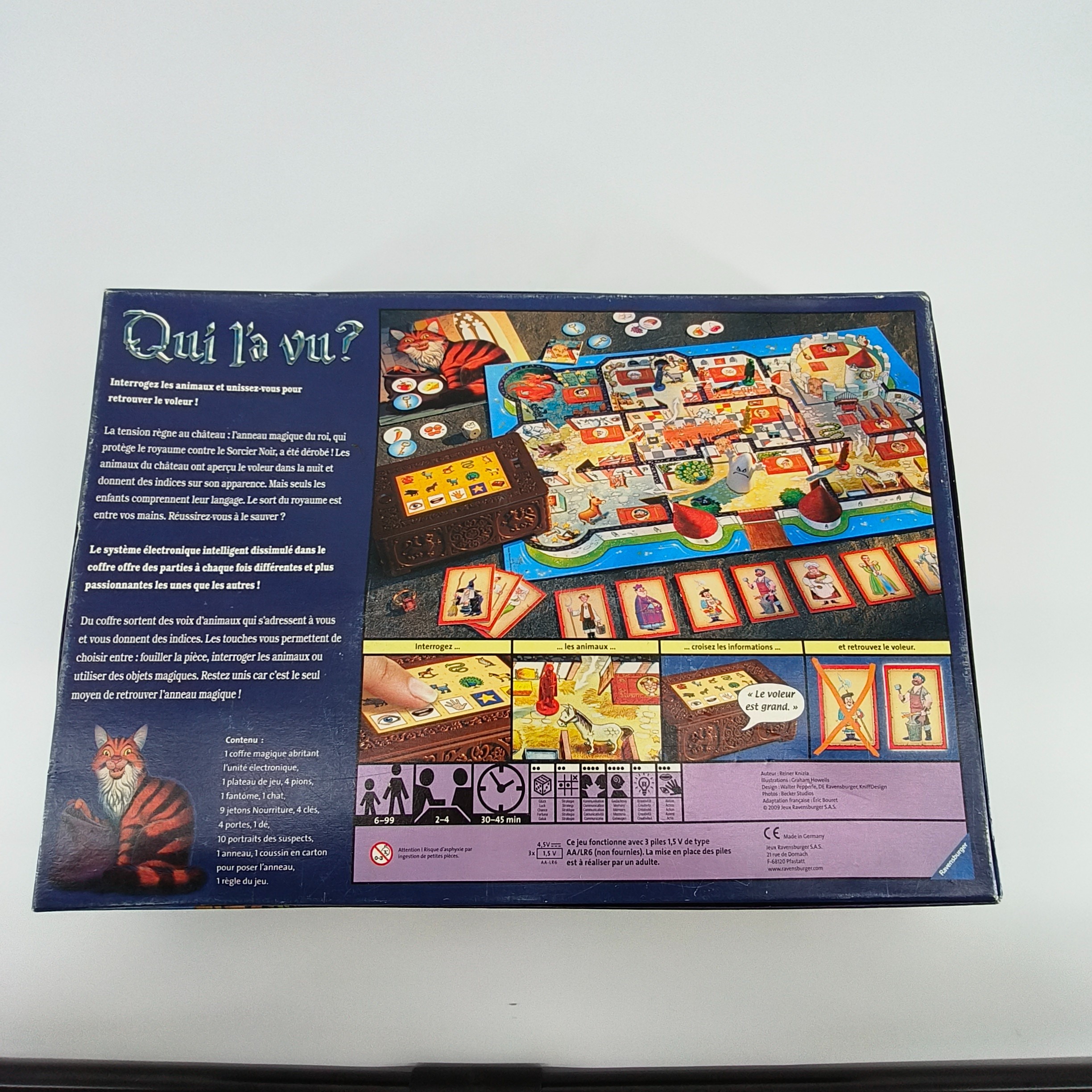 Voir photo 2 de Jeu de société électronique 'Qui l'a vu ?'-Ravensburger- à partir de 6ans Jeu de société électronique 'Qui l'a vu ?'-Ravensburger- à partir de 6ans Bon état reconditionné photo 2