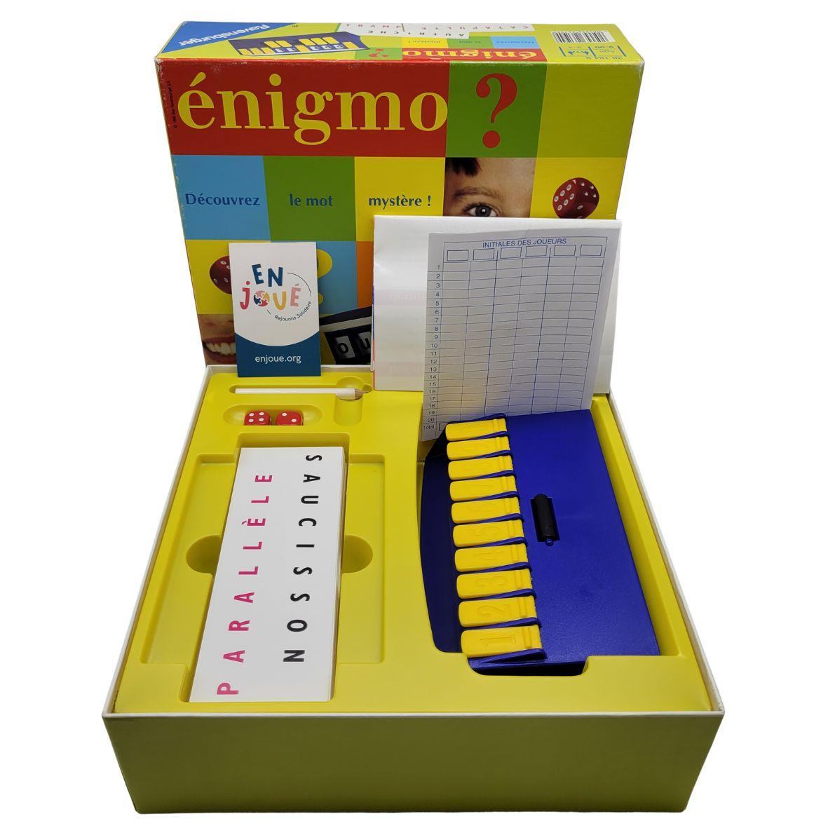 Voir photo 3 de Jeu de société - Enigmo ? Vintage - Découvrez le mot mystère ! - Ravensburger - Dès 9 ans. Jeu de société - Enigmo ? Vintage - Découvrez le mot mystère ! - Ravensburger - Dès 9 ans. Bon état reconditionné photo 3