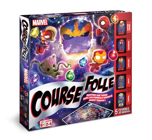 Jeu de société famille et enfants Cartamundi Course Folle Avengers État correct reconditionné disponible sur Fnac