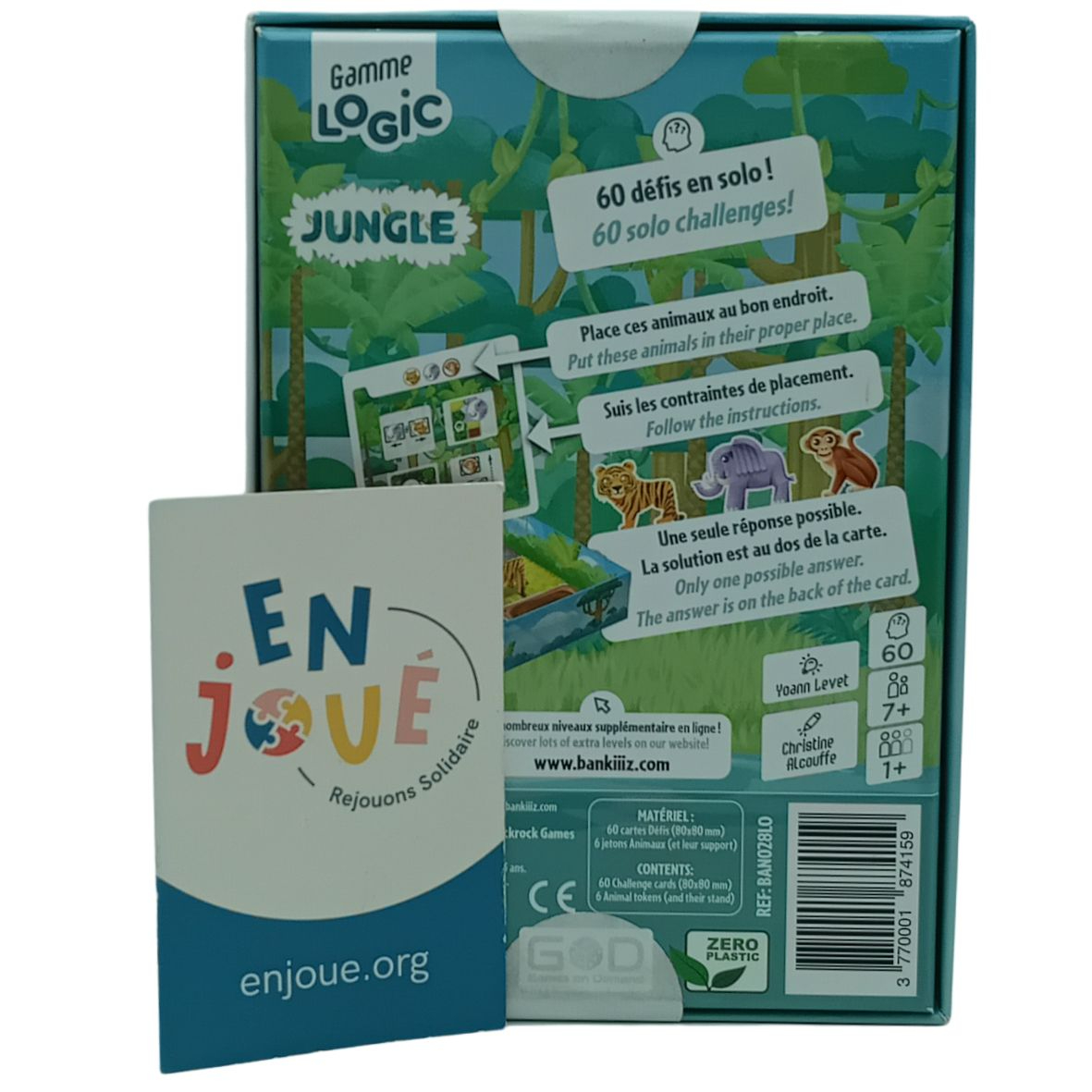 Voir photo 3 de Jeu de société - Gamme Logic Jungle - Bankiiiz - Des 7 ans. Jeu de société - Gamme Logic Jungle - Bankiiiz - Des 7 ans. Parfait état reconditionné photo 3