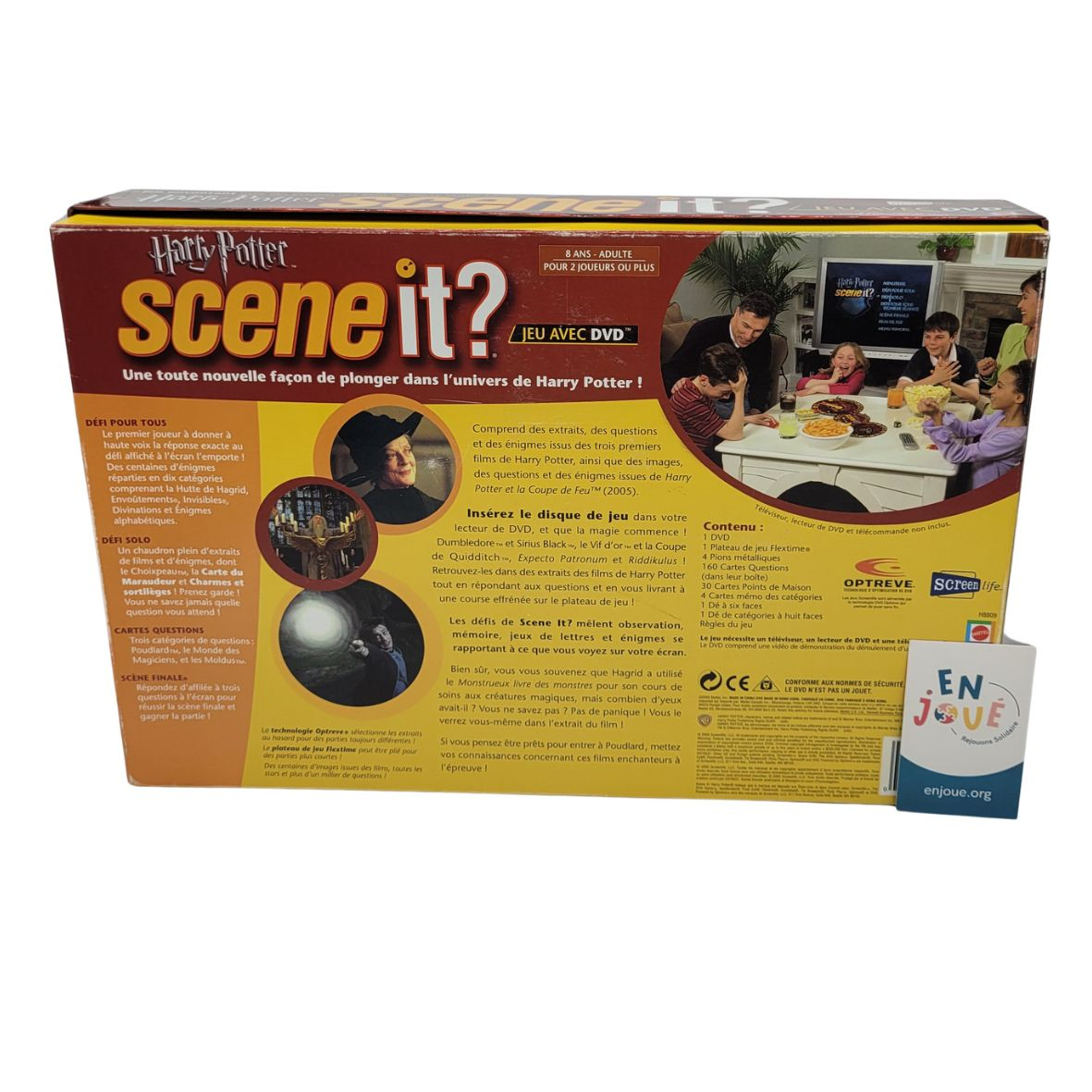 Voir photo 3 de Jeu de société - Harry Potter Scène it? Jeu avec DVD - Mattel - À partir de 8 ans. Jeu de société - Harry Potter Scène it? Jeu avec DVD - Mattel - À partir de 8 ans. Très bon état reconditionné photo 3