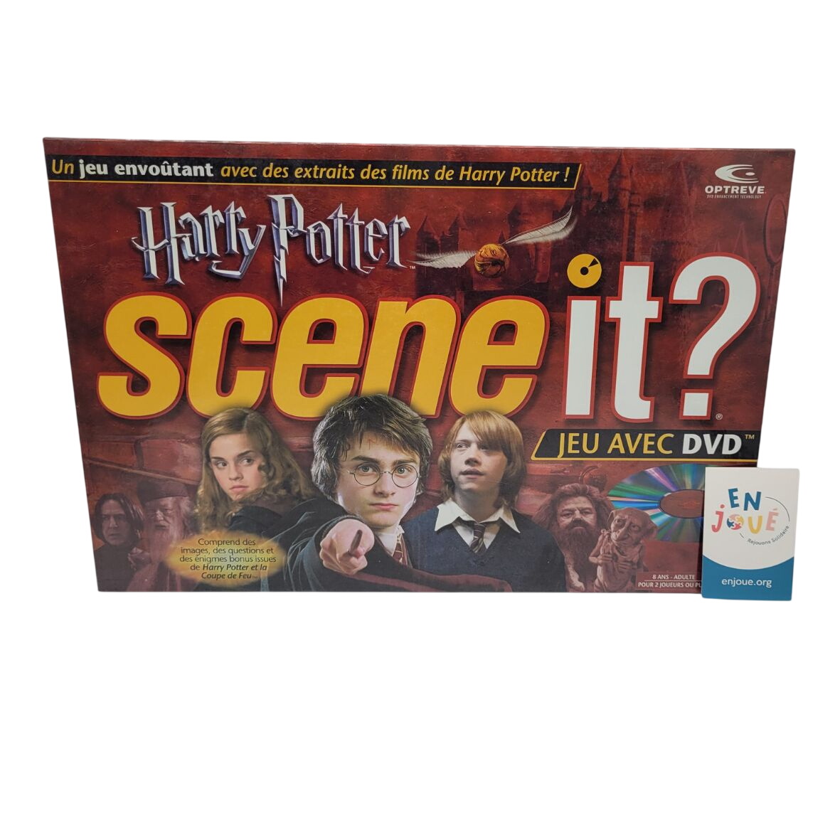 Jeu de société - Harry Potter Scène it? Jeu avec DVD - Mattel - À partir de 8 ans. Très bon état - 20,00 € Jeu de société - Harry Potter Scène it? Jeu avec DVD - Mattel - À partir de 8 ans. Très bon état reconditionné disponible sur Label Emmaüs