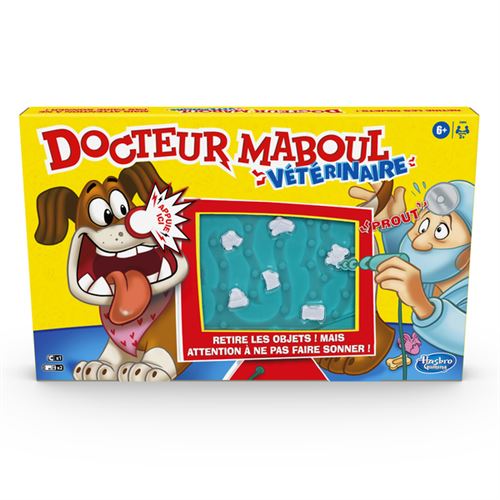 Jeu de société Hasbro Docteur Maboul vétérinaire État correct - 11,00 € Jeu de société Hasbro Docteur Maboul vétérinaire État correct Hasbro Gaming reconditionné disponible sur Fnac
