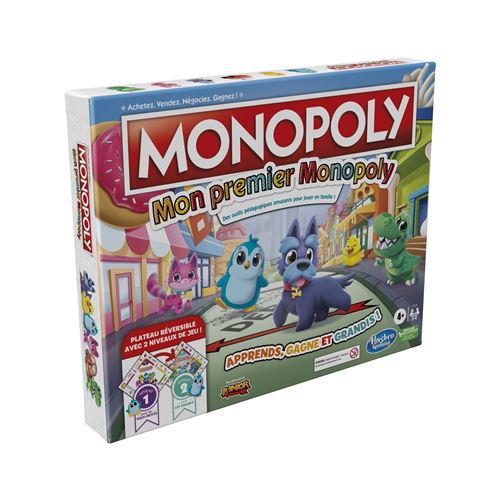 Acheter Jeu de société Hasbro Gaming Mon Premier Monopoly État correct - 13,00 € Jeu de société Hasbro Gaming Mon Premier Monopoly État correct reconditionné disponible sur Fnac