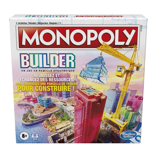 Jeu de société Hasbro Gaming Monopoly Builder État correct Hasbro Gaming reconditionné disponible sur Fnac