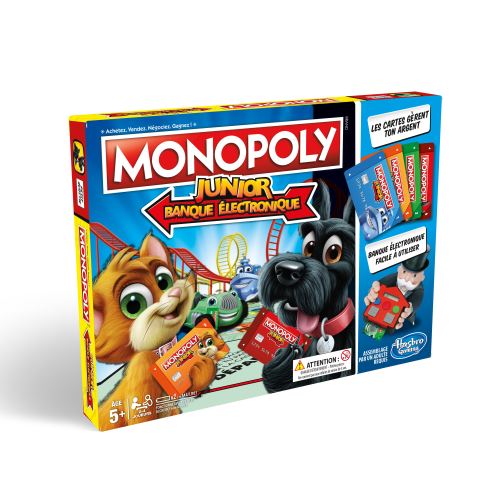 Jeu de société Hasbro Monopoly Junior Electronique État correct Hasbro reconditionné disponible sur Fnac