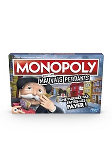 Jeu de société Hasbro Monopoly pour les mauvais perdants Très bon état Hasbro Gaming reconditionné disponible sur Darty