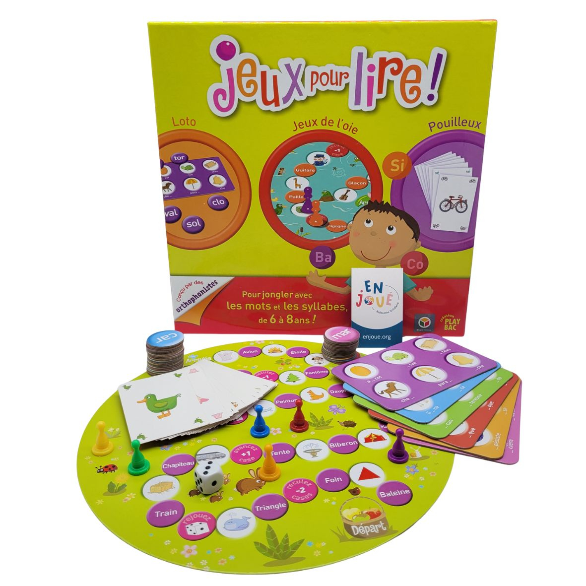 Voir photo 2 de Jeu de société - Jeux pour lire ! Oxybul - A partir de 6 ans. Jeu de société - Jeux pour lire ! Oxybul - A partir de 6 ans. Bon état reconditionné photo 2