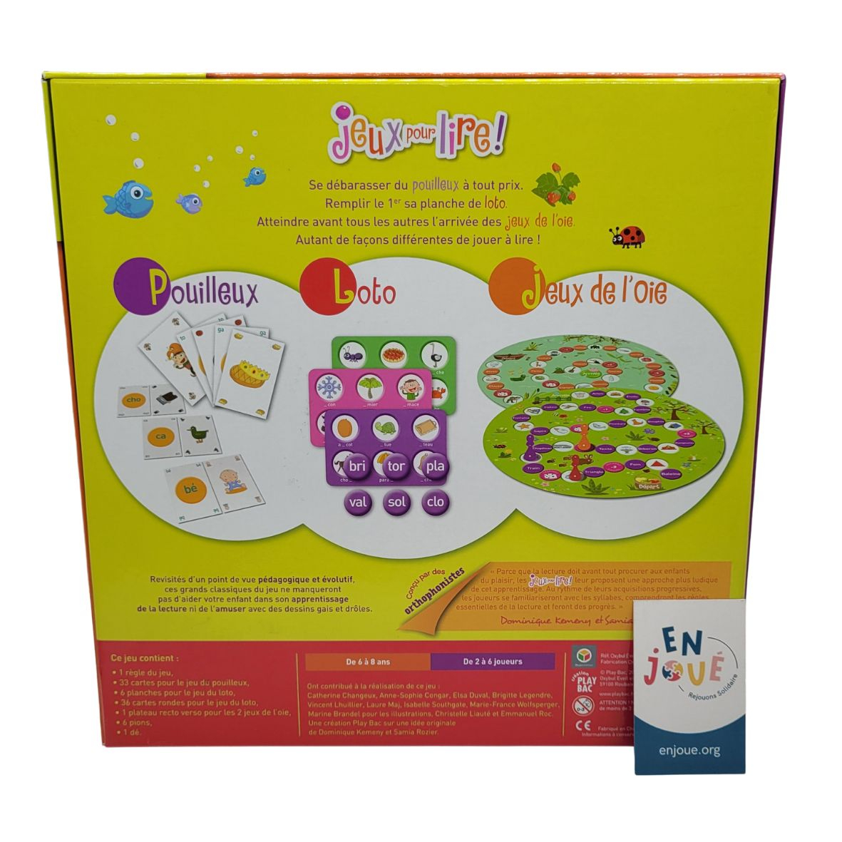 Voir photo 3 de Jeu de société - Jeux pour lire ! Oxybul - A partir de 6 ans. Jeu de société - Jeux pour lire ! Oxybul - A partir de 6 ans. Bon état reconditionné photo 3