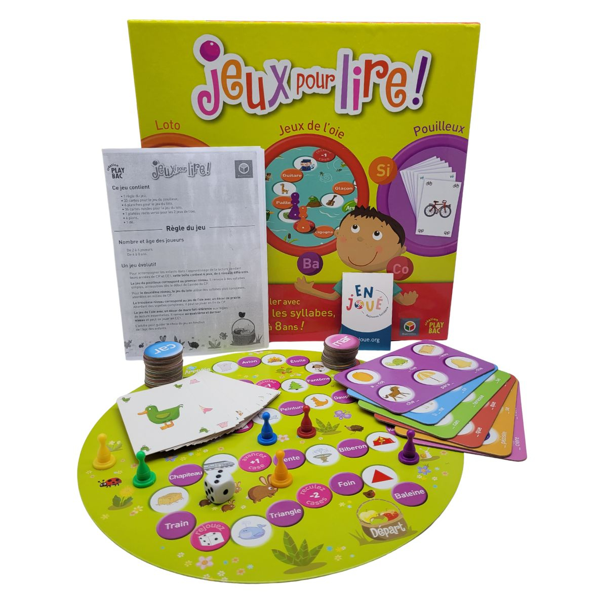Voir photo 4 de Jeu de société - Jeux pour lire ! Oxybul - A partir de 6 ans. Jeu de société - Jeux pour lire ! Oxybul - A partir de 6 ans. Bon état reconditionné photo 4