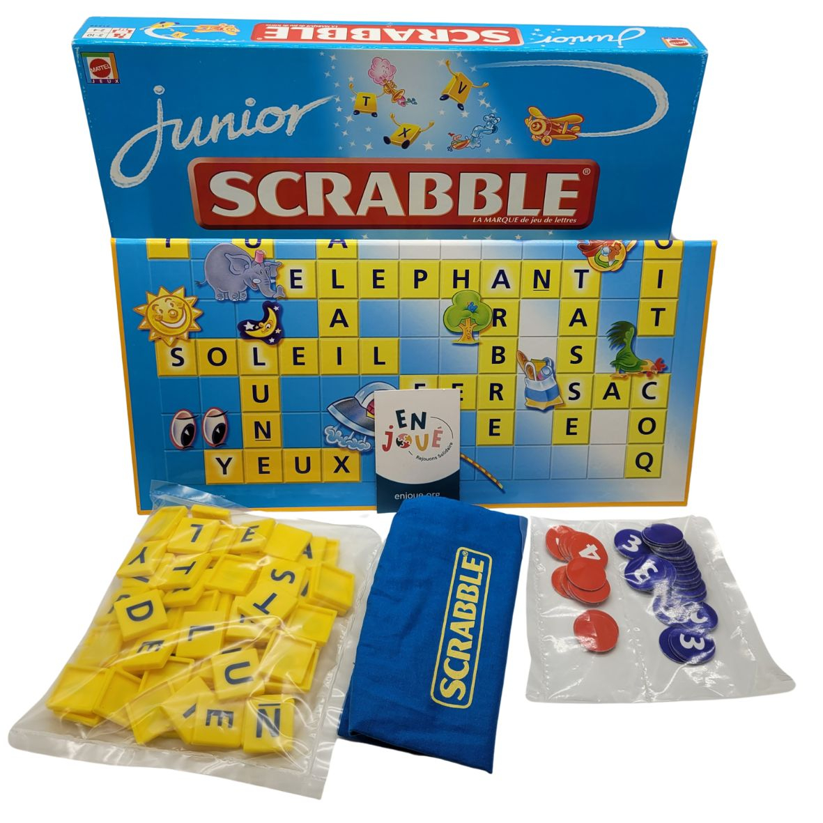 Voir photo 2 de Jeu de société - Junior Scrabble - Mattel - A partir de 5 ans. Jeu de société - Junior Scrabble - Mattel - A partir de 5 ans. Très bon état reconditionné photo 2