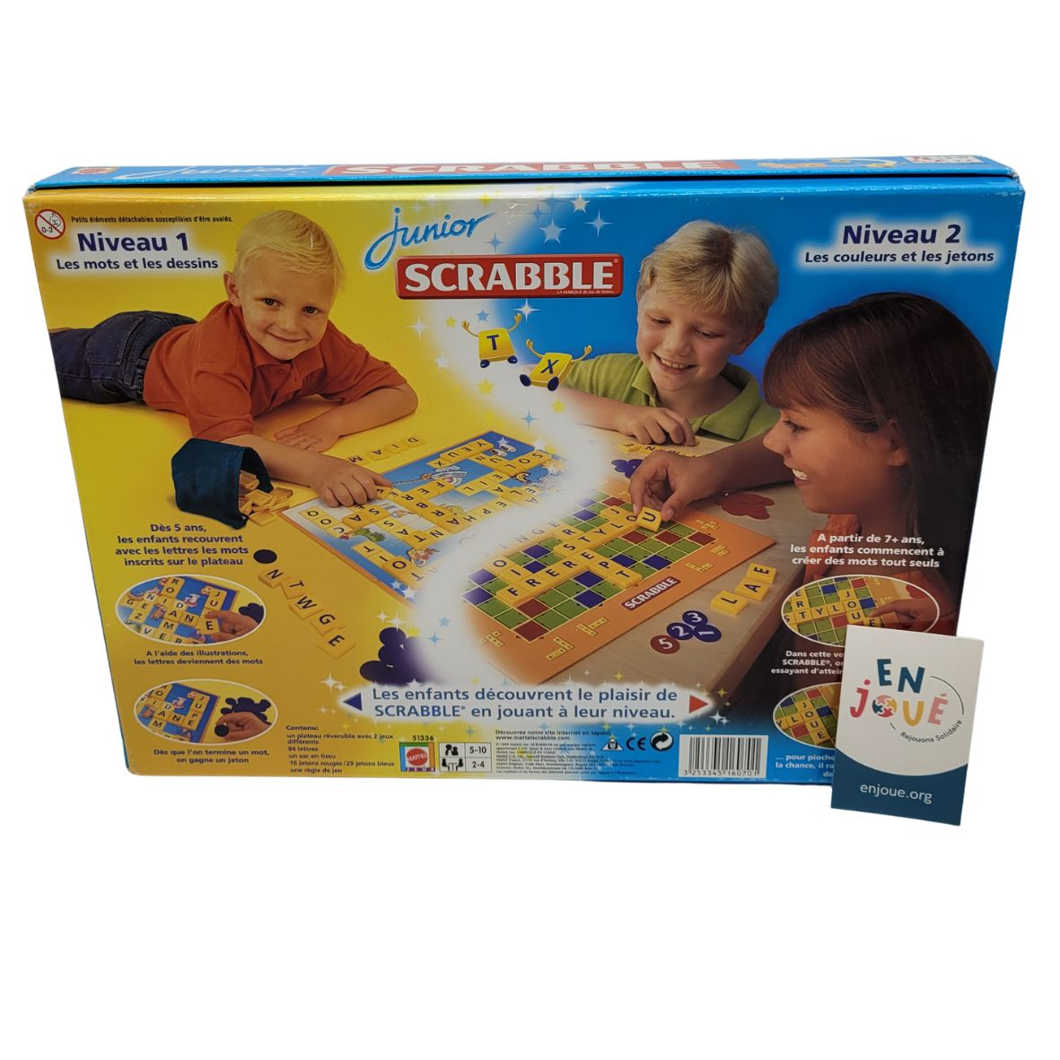 Voir photo 3 de Jeu de société - Junior Scrabble - Mattel - A partir de 5 ans. Jeu de société - Junior Scrabble - Mattel - A partir de 5 ans. Très bon état reconditionné photo 3