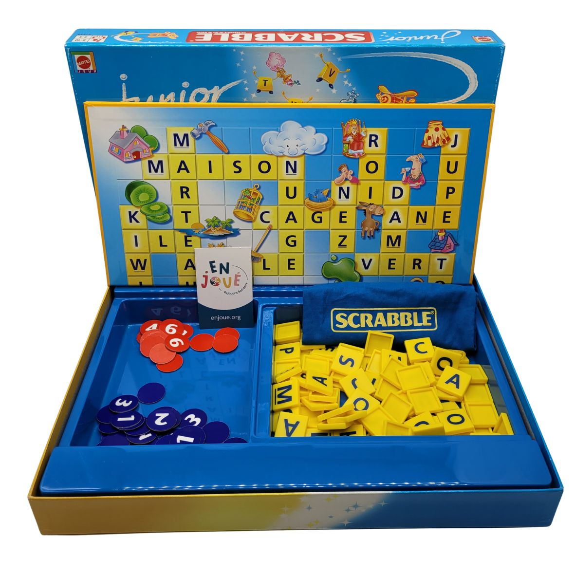 Voir photo 4 de Jeu de société - Junior Scrabble - Mattel - A partir de 5 ans. Jeu de société - Junior Scrabble - Mattel - A partir de 5 ans. Très bon état reconditionné photo 4