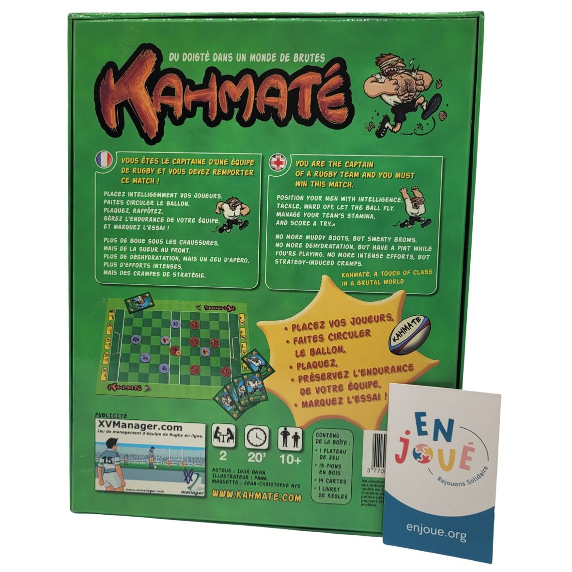 Voir photo 3 de Jeu de société - Kahmaté - Ideal Editions -Des 10 ans. Jeu de société - Kahmaté - Ideal Editions -Des 10 ans. Très bon état reconditionné photo 3