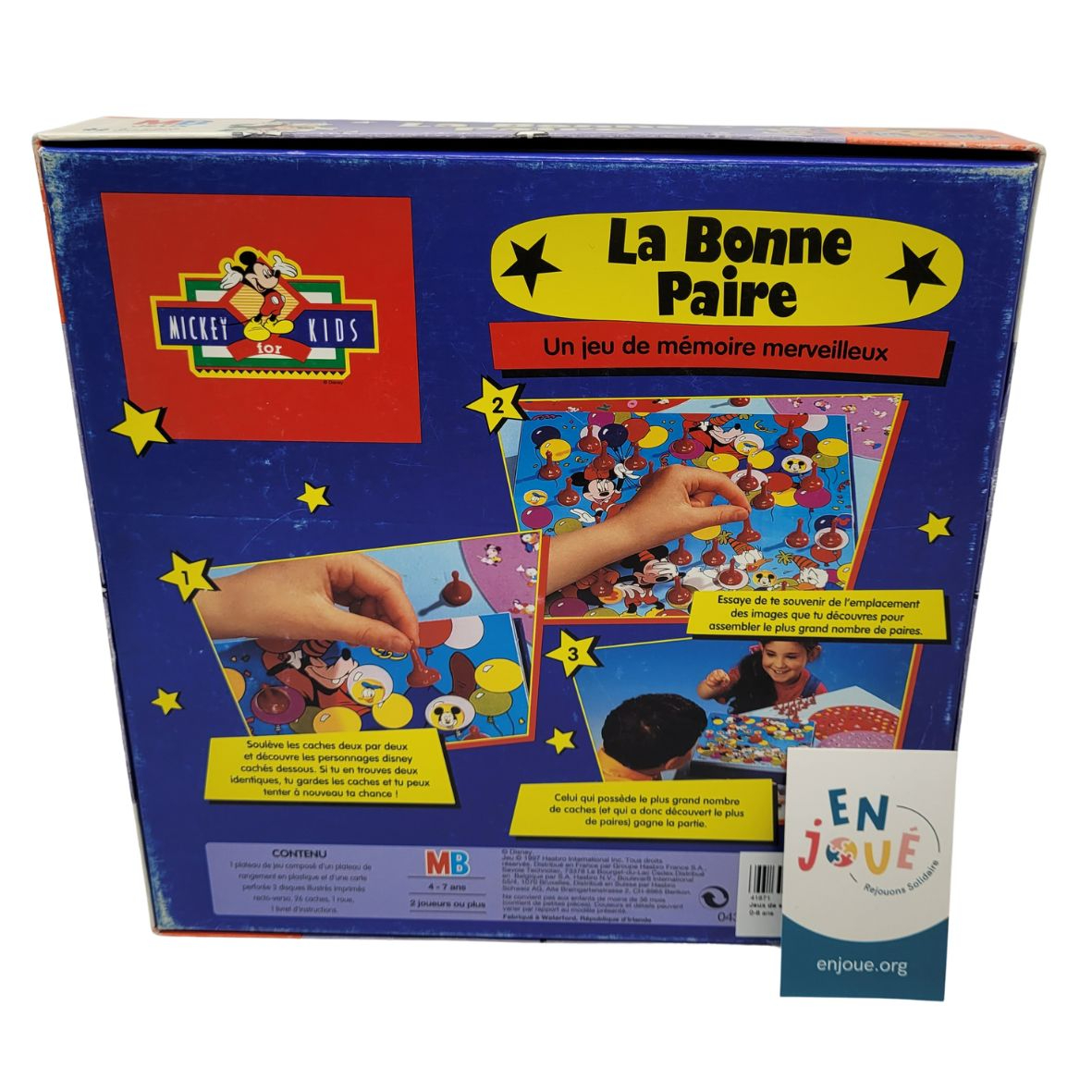 Voir photo 2 de Jeu de société - La bonne paire - MB jeux - A partir de quatre ans. Jeu de société - La bonne paire - MB jeux - A partir de quatre ans. Très bon état reconditionné photo 2
