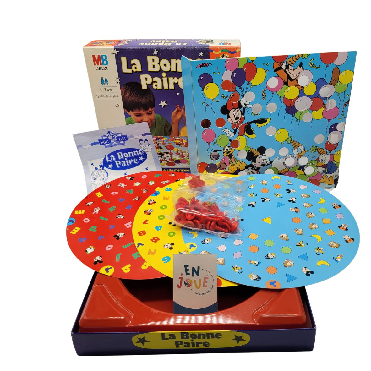 Voir photo 3 de Jeu de société - La bonne paire - MB jeux - A partir de quatre ans. Jeu de société - La bonne paire - MB jeux - A partir de quatre ans. Très bon état reconditionné photo 3
