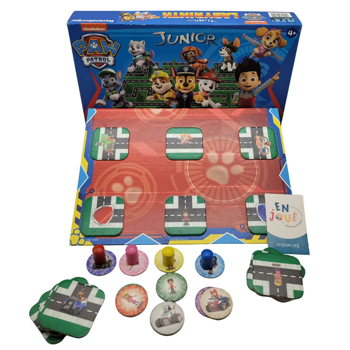 Voir photo 2 de Jeu de société - Labyrinthe Junior Pat'Patrouille - Ravensburger - A partir de 4 ans. Jeu de société - Labyrinthe Junior Pat'Patrouille - Ravensburger - A partir de 4 ans. Très bon état reconditionné photo 2