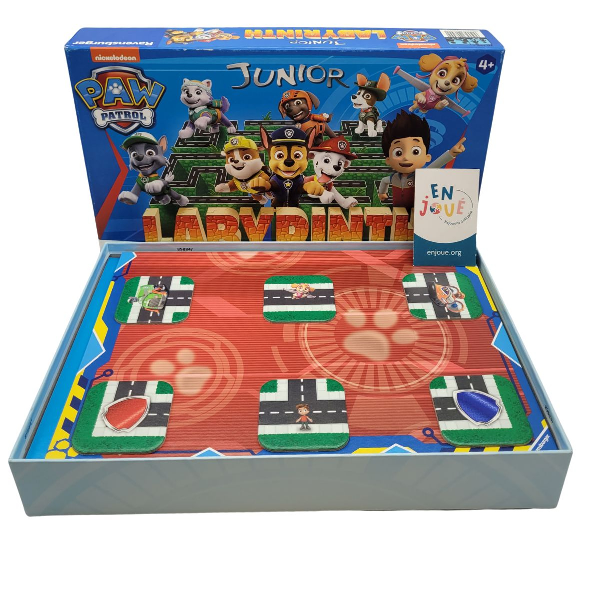 Voir photo 4 de Jeu de société - Labyrinthe Junior Pat'Patrouille - Ravensburger - A partir de 4 ans. Jeu de société - Labyrinthe Junior Pat'Patrouille - Ravensburger - A partir de 4 ans. Très bon état reconditionné photo 4
