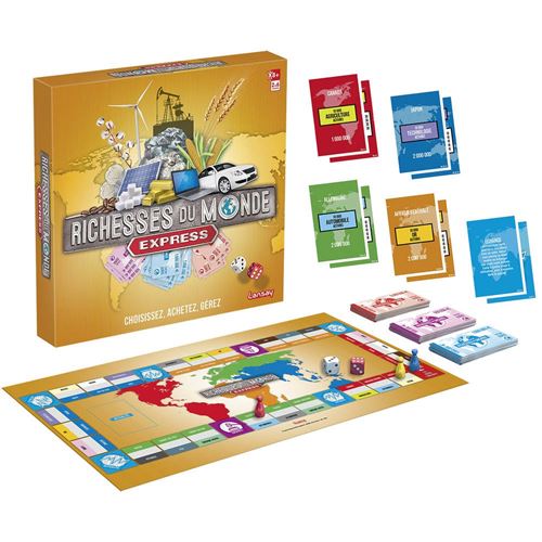 Jeu de société Lansay Richesses du Monde Express État correct Lansay reconditionné disponible sur Fnac