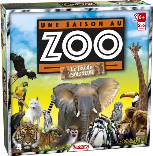 Jeu de société Lansay Une Saison au zoo Le Jeu du Soigneur État correct Lansay reconditionné (offre indisponible)