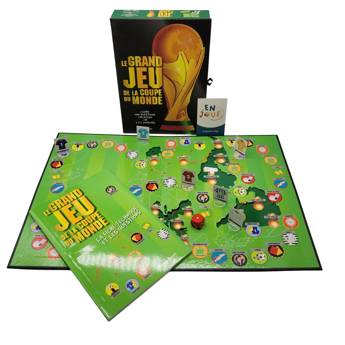 Voir photo 2 de Jeu de société - Le grand jeu de la coupe du monde - Hugo Sport - A partir de 12 ans. Jeu de société - Le grand jeu de la coupe du monde - Hugo Sport - A partir de 12 ans. Bon état reconditionné photo 2