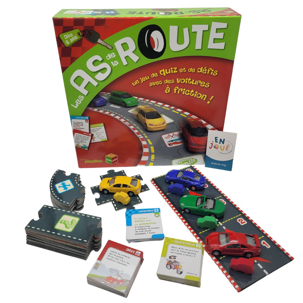 Voir photo 2 de Jeu de société - Les As de la Route - PlayBac - A partir de 6 ans. Jeu de société - Les As de la Route - PlayBac - A partir de 6 ans. Bon état reconditionné photo 2