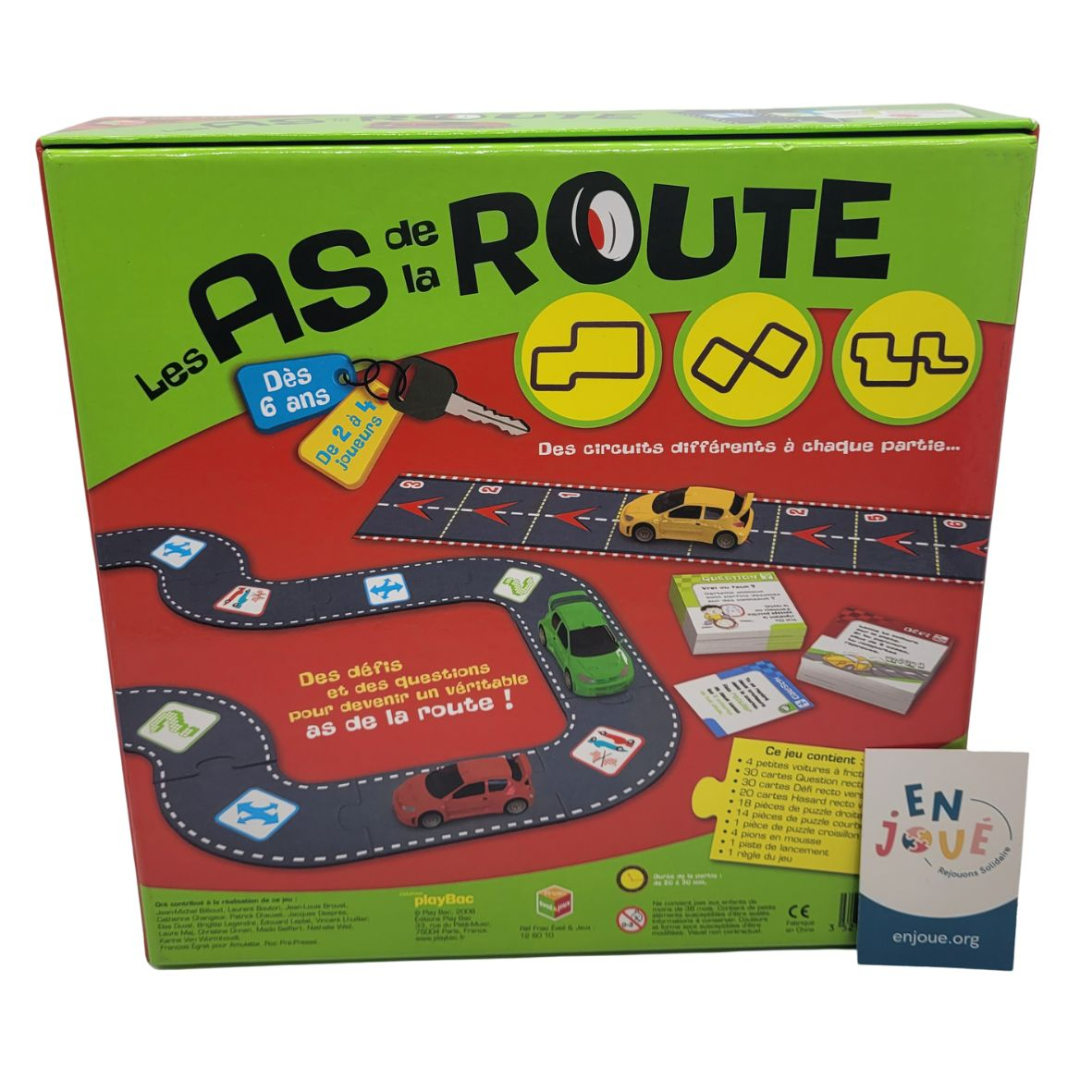 Voir photo 3 de Jeu de société - Les As de la Route - PlayBac - A partir de 6 ans. Jeu de société - Les As de la Route - PlayBac - A partir de 6 ans. Bon état reconditionné photo 3