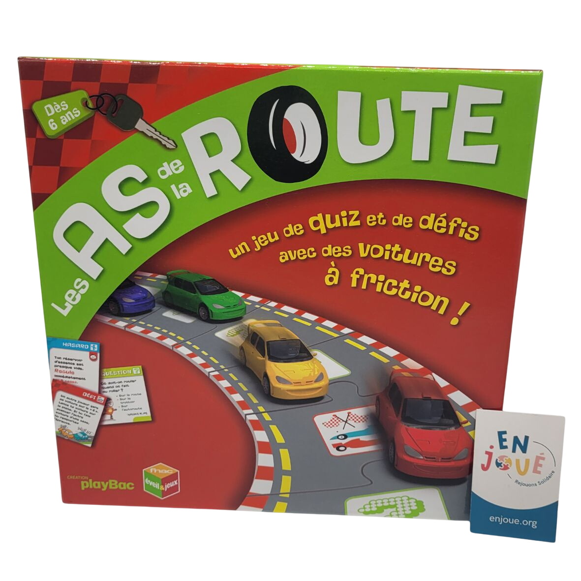Jeu de société - Les As de la Route - PlayBac - A partir de 6 ans. Bon état - 12,00 € Jeu de société - Les As de la Route - PlayBac - A partir de 6 ans. Bon état reconditionné disponible sur Label Emmaüs