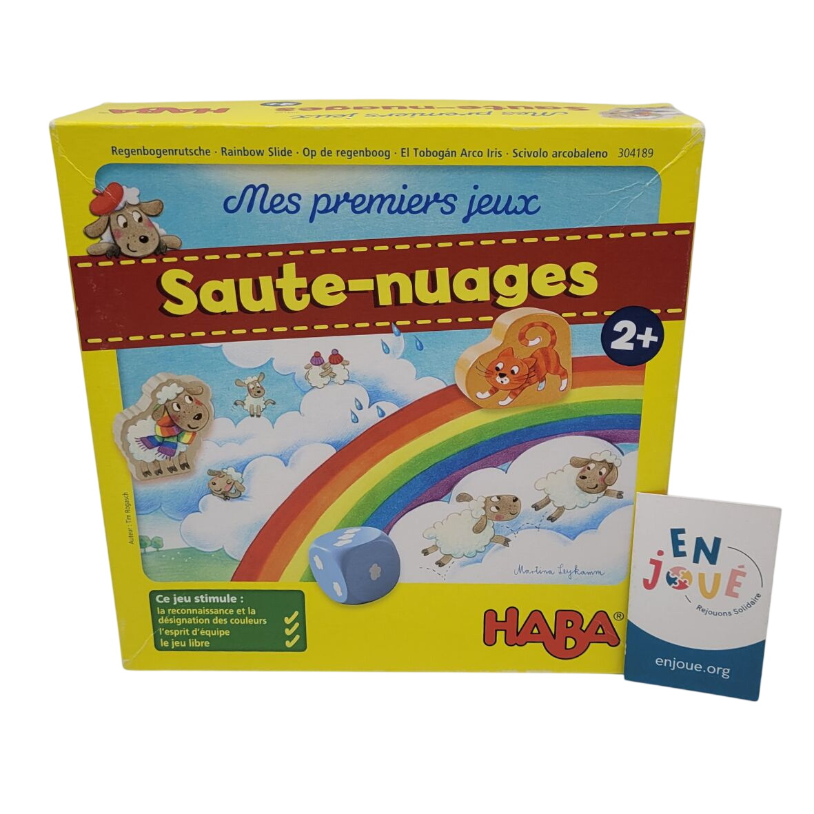 Acheter Jeu de société - Mes premiers jeux Saute-nuages - Haba - À partir de 2 ans. Bon état - 10,00 € Jeu de société - Mes premiers jeux Saute-nuages - Haba - À partir de 2 ans. Bon état reconditionné disponible sur Label Emmaüs