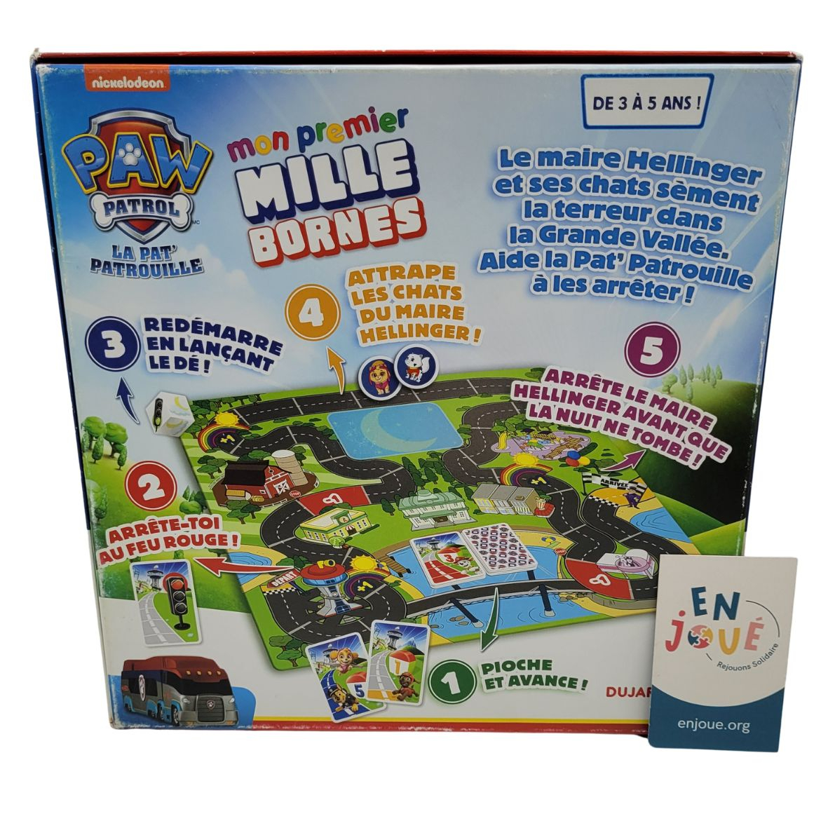 Voir photo 3 de Jeu de société - Mon premier Mille Bornes Paw Patrol - Dujardin - À partir de 3 ans. Jeu de société - Mon premier Mille Bornes Paw Patrol - Dujardin - À partir de 3 ans. reconditionné photo 3