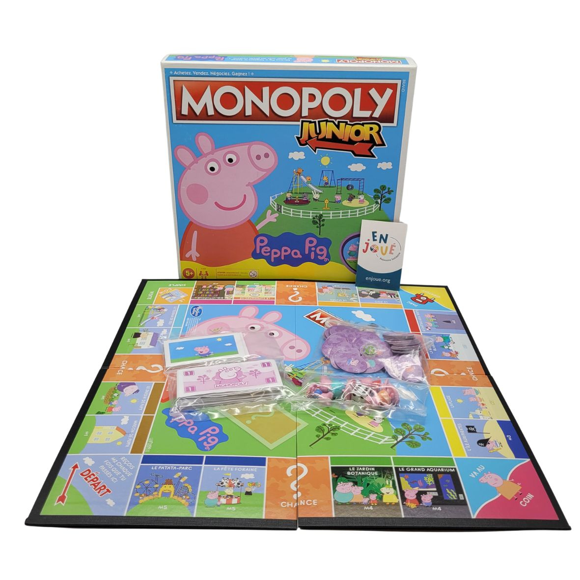 Voir photo 2 de Jeu de société - Monopoly Junior Peppa Pig - Hasbro Gaming - À partir de 5 ans. Jeu de société - Monopoly Junior Peppa Pig - Hasbro Gaming - À partir de 5 ans. Très bon état reconditionné photo 2