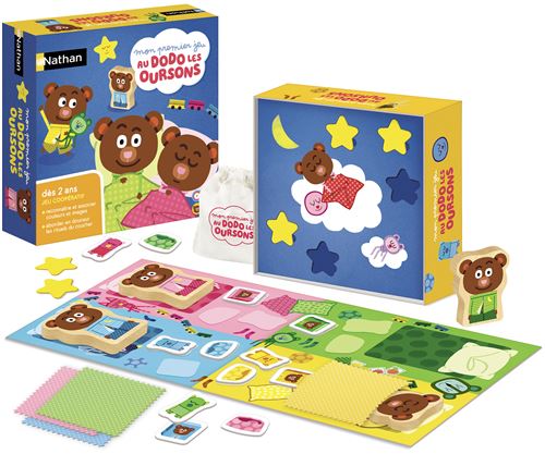 Jeu de société Nathan Au dodo les oursons État correct reconditionné disponible sur Fnac