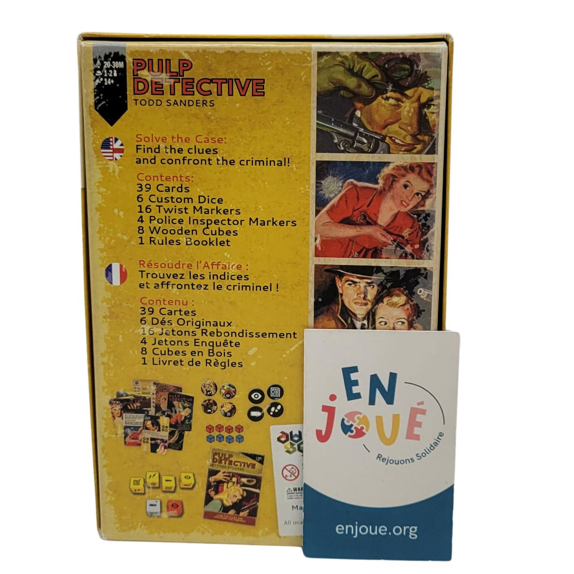 Voir photo 3 de Jeu de société - Pulp Détective - LudiCreations - À partir de 14 ans. Jeu de société - Pulp Détective - LudiCreations - À partir de 14 ans. Bon état reconditionné photo 3
