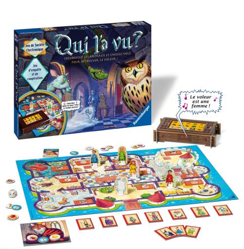 Jeu de société Ravensburger Qui l'a vu ? État correct - 22,00 € Jeu de société Ravensburger Qui l'a vu ? État correct N/A (Il n'y a pas assez d'in reconditionné disponible sur Fnac