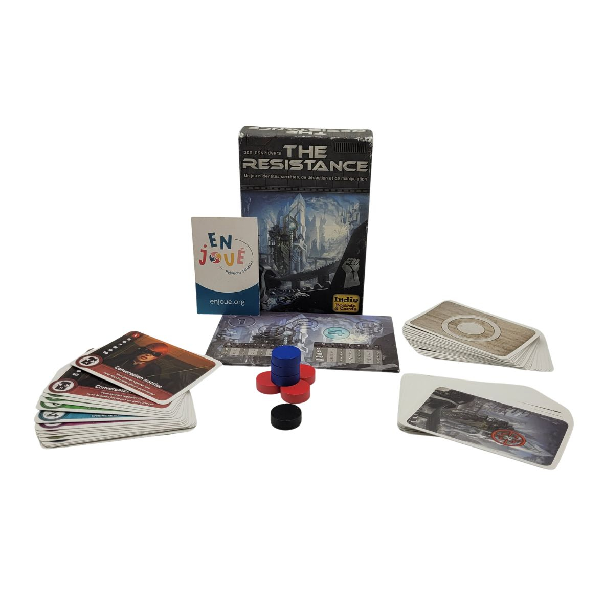 Voir photo 2 de Jeu de société - The Résistance - Indie Bodars & Cards - À partir de 13 ans. Jeu de société - The Résistance - Indie Bodars & Cards - À partir de 13 ans. Très bon état reconditionné photo 2