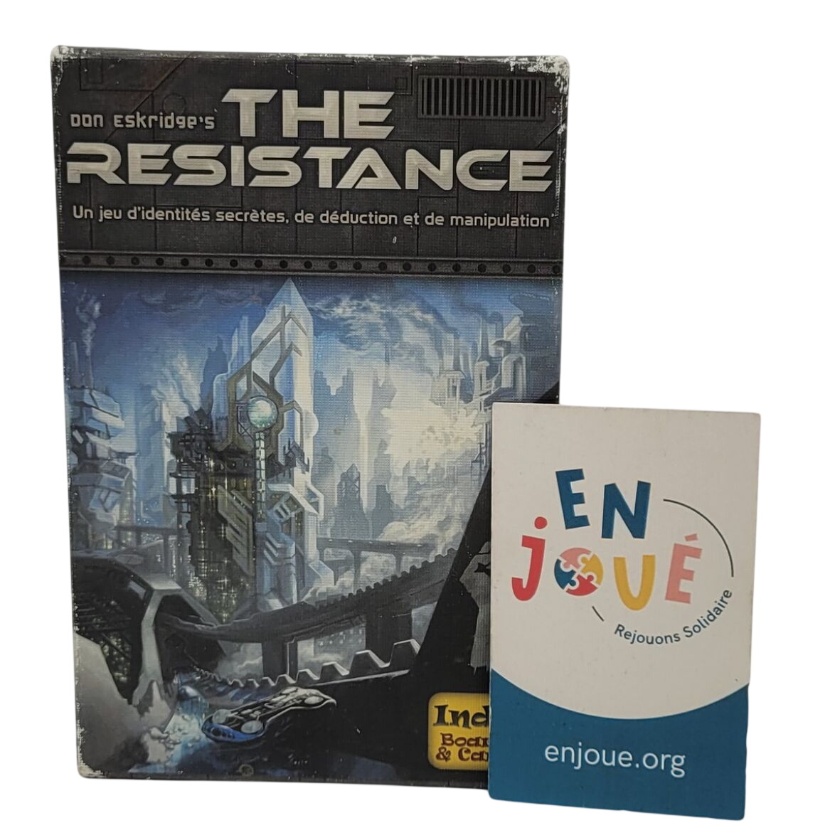 Acheter Jeu de société - The Résistance - Indie Bodars & Cards - À partir de 13 ans. Très bon état - 10,00 € Jeu de société - The Résistance - Indie Bodars & Cards - À partir de 13 ans. Très bon état reconditionné disponible sur Label Emmaüs