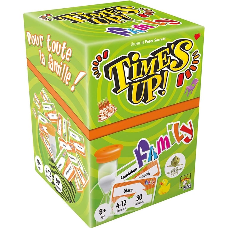 Jeu de Société Time's Up Family - Version Verte pour Amusement en Équipe - Très bon état Très bon état - 13,57 € Jeu de Société Time's Up Family - Version Verte pour Amusement en Équipe - Très bon état Très bon état reconditionné disponible sur Pixmania